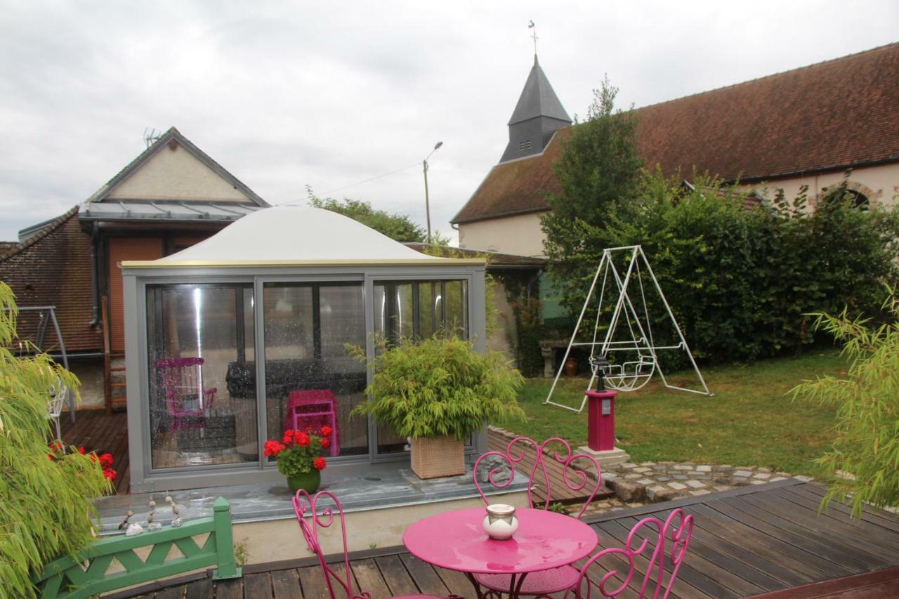 Bed and Breakfast Roulotte La Dominique Romery  Exterior foto